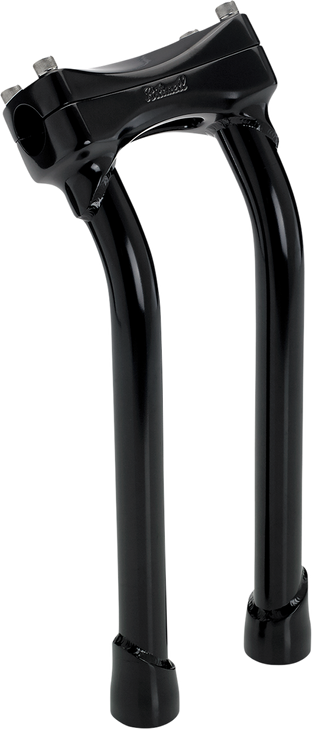 Biltwell Risers - Murdock - Oversized - Pullback - 12" - Black 6414-201-12