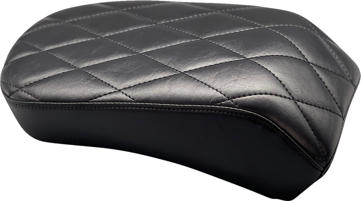 Le Pera Bare Bones Pillion Pad - Diamond - Black - Fl/Fx '18-'22 Lyb-007Pdm