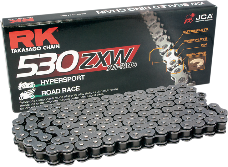Rk 530 Zxw - Drive Chain - 120 Links - Gold Gb530Zxw-120