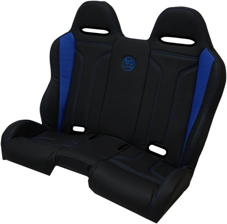 Performance Bench Seat - Black/Blue - Polaris '14-'20 Pebebldtr