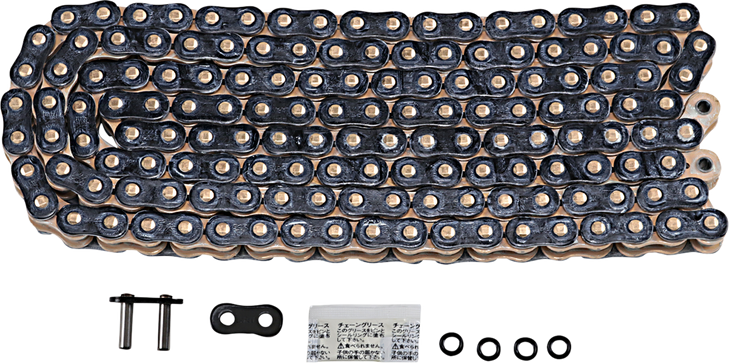 Ek 525 Zvx3 - Sportbike Chain - 150 Links - Black/Gold 525Zvx3-150Kg
