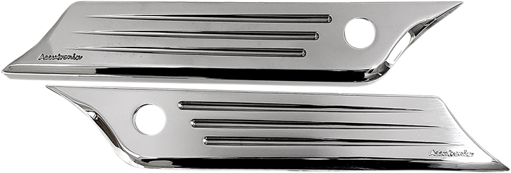 Accutronix Speed Ball Saddlebag Cover Latch - Chrome Blc014-Sb-C