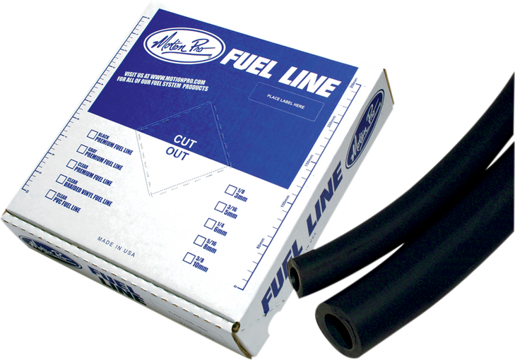 Motion Pro Premium Fuel Line - Black - 5/16" - 25' 12-0042