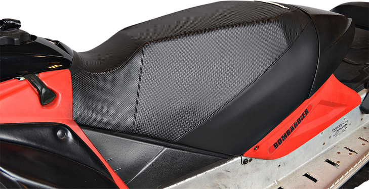 Powermadd High Rise Seat Cover Kit - 3" - Gripper - Black 52010
