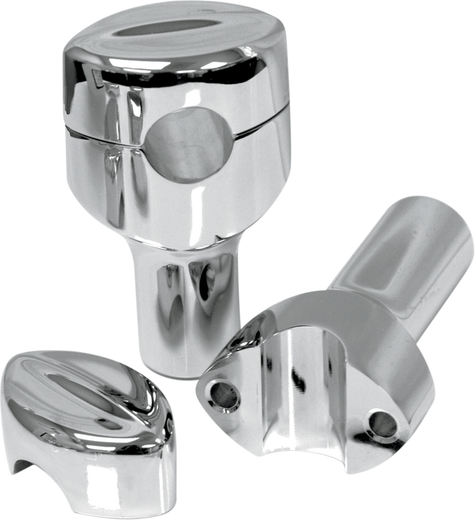La Choppers Risers - Hefty Mohawk - 3" - Chrome La-7404-03