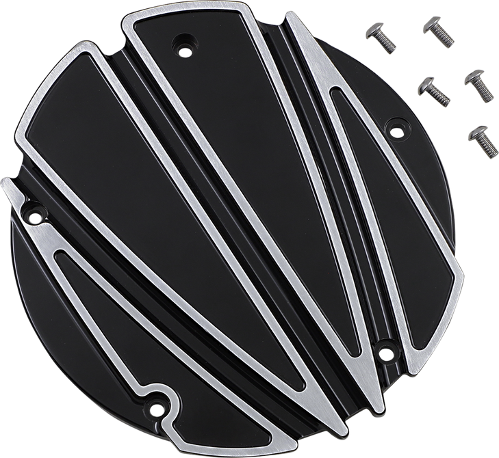 Covingtons Derby Cover - Ripper - 5 Hole - Black - Touring/Trike C1875-B