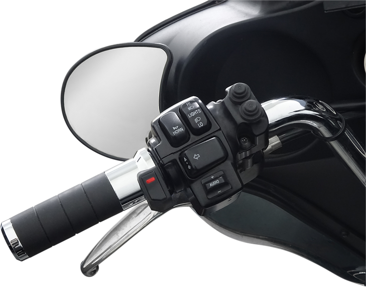 Koso North America Titan-X Heated Grips - 1" - Chrome Ax068M00