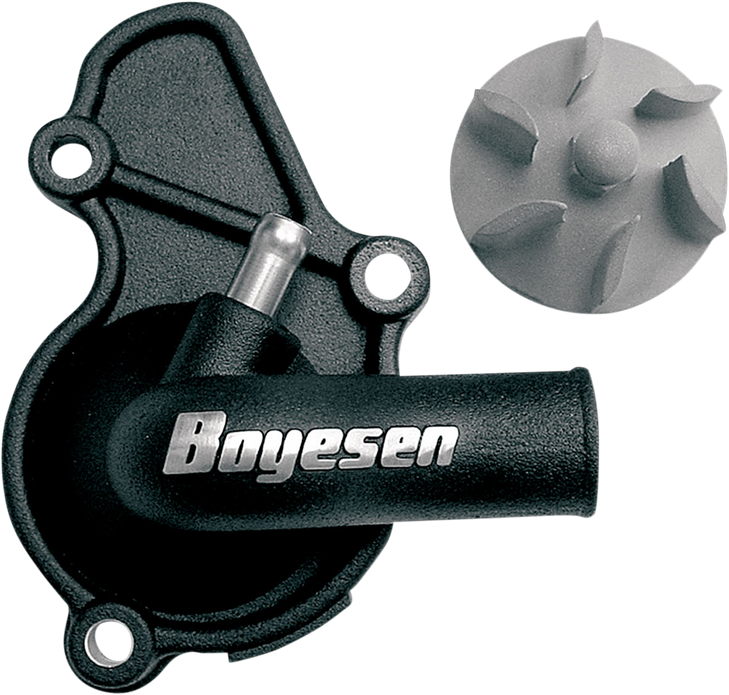 Boyesen Impeller/Waterpump Cover - Black - Suzuki Wpk-26B
