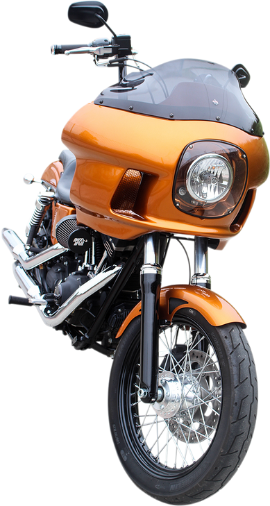 Klock Werks Flare Windshield - 9" - Dark Smoke - Fxrp Kww-02-0500