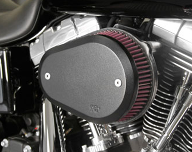 K & N Street Metal Air Intake Kit - Flare - Black - Twin Cam Rk-3932B