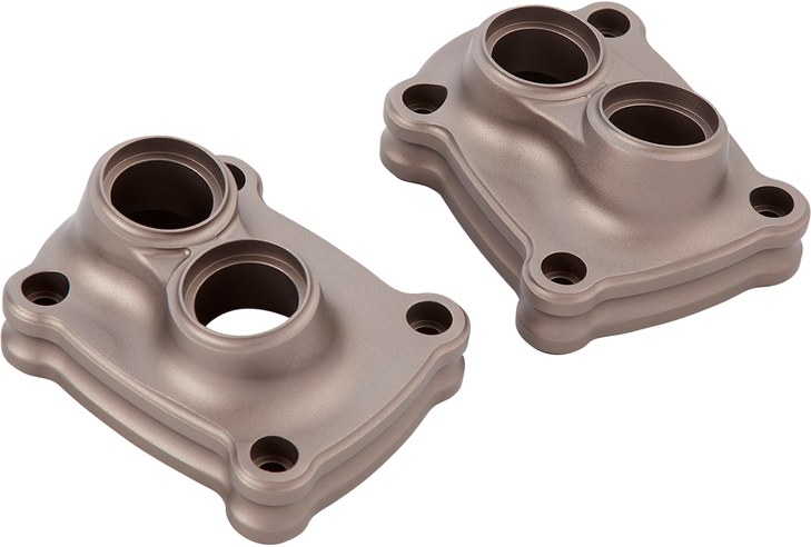 Arlen Ness Lifter Block Covers - 10 Gauge - Titanium 12-585