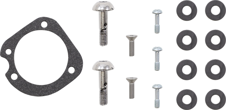 S&S Cycle Air Stinger Stealth Air Cleaner Kit - Black Chrome Ring 170-0716A