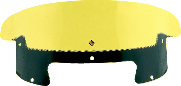 Klock Werks Kolor Flare Windshield - 8" - Yellow - Indian Kww-04-0620