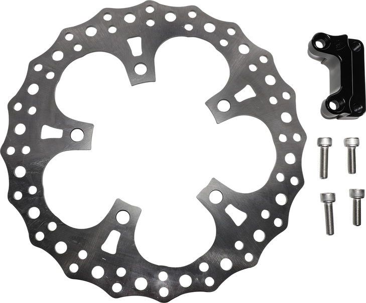 Arlen Ness Jagged Brake Rotor - 13" Right 300-013