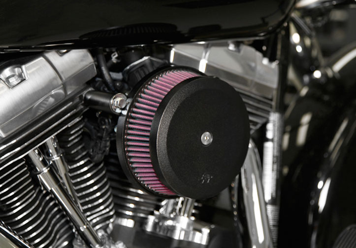 K & N Street Metal Air Intake Kit - Hammer - Black - Twin Cam Rk-3933B