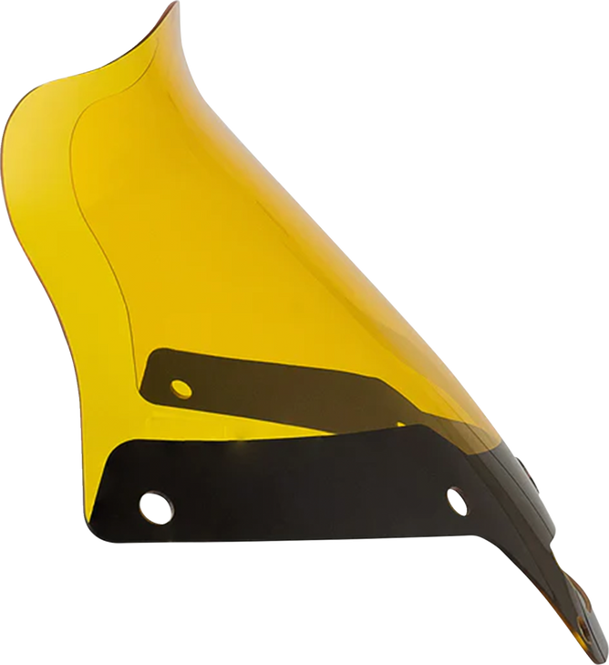 Klock Werks Kolor Flare Sport Windshield - 8" - Yellow - Fxlrst Kww-02-0631