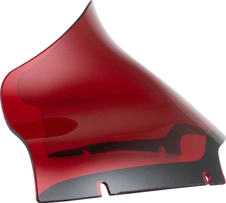 Klock Werks Kolor Flare Sport Windshield - 9" - Red - Fltr Kww-01-0670