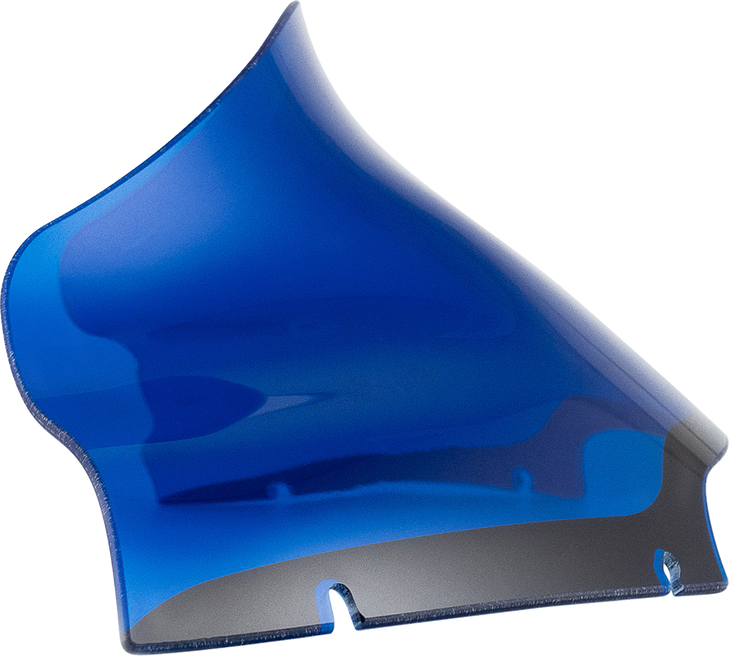 Klock Werks Kolor Flare Sport Windshield - 9" - Blue - Fltr Kww-01-0672