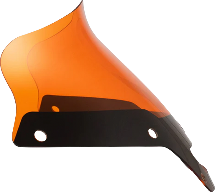 Klock Werks Kolor Flare Sport Windshield - 6" - Orange - Fxlrst Kww-02-0623