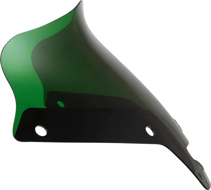 Klock Werks Kolor Flare Sport Windshield - 6" - Green - Fxlrst Kww-02-0625