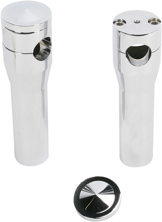 Accutronix Risers - 6" - Chrome Hrs1356-C