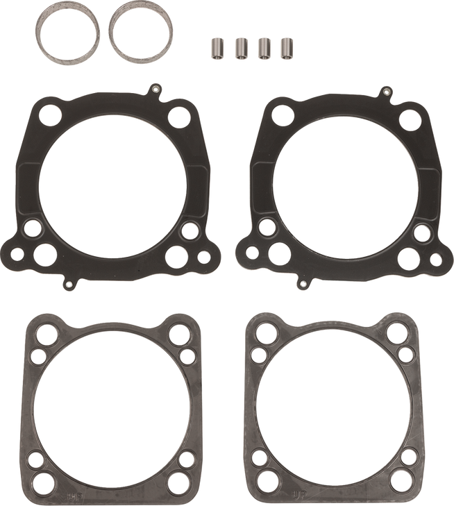 S&S Cycle Gasket Kit Head/Base/Exhaust.030Thick 129"&132"4.32"Bore M8 900-1334