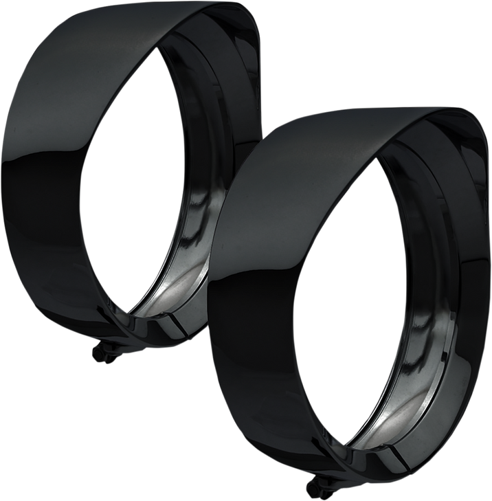 Headwinds Trim Ring - 4-1/2" - Mariah - Black 1-4028Zap