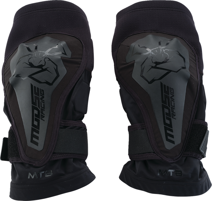 Moose Racing Compression Knee Guards - Black - Xs/S 2704-0748