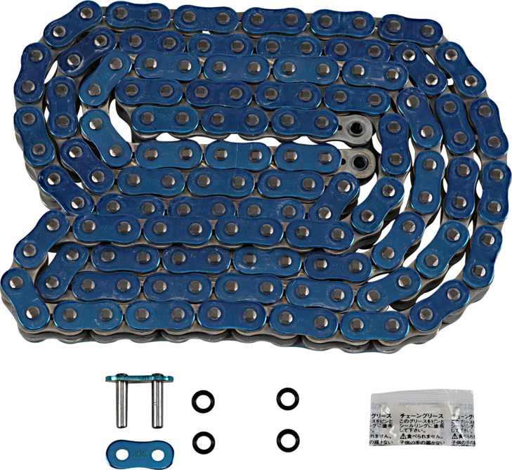 Ek 530 Zvx3 - Sportbike Chain - 150 Links - Blue 530Zvx3-150Ab
