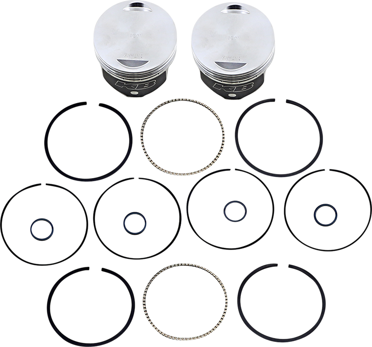 Kb Performance Piston Kit - Twin Cam 88 Kb425C.020