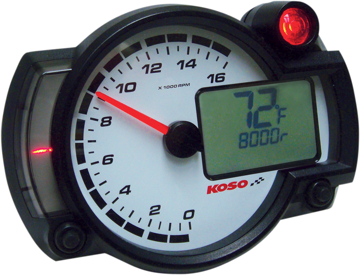 Koso North America Rx2-Nr Gp-Style Race Tachometer Ba015000