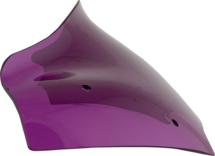 Kolor Flare Sport Windshield - 8" - Purple - Fltr Kww-01-0760