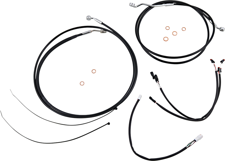 Magnum Shielding Xr Handlebar Installation Kit - Black/Chrome 489882