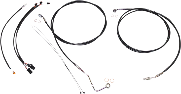 Magnum Shielding Xr Handlebar Installation Kit - Black/Chrome 489851