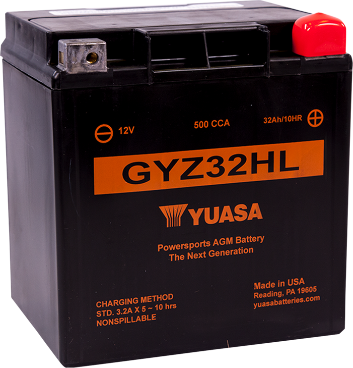Yuasa Agm Battery - Gyz32Hl Yuam732Ghl