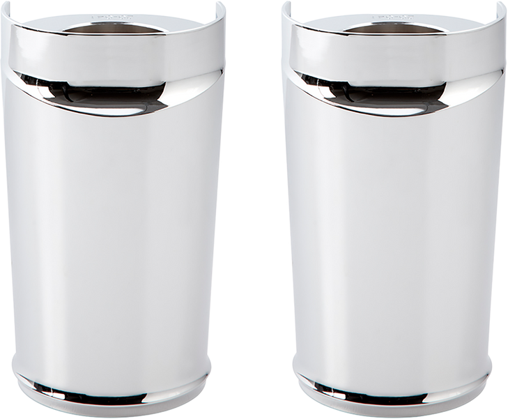 Arlen Ness Fork Boot Cover - Chrome - Smooth 20-036