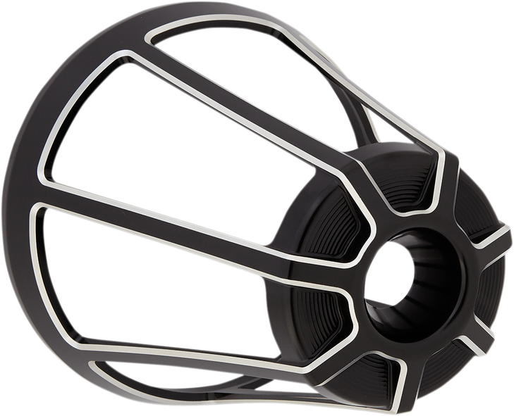 Arlen Ness Monster Sucker Air Cleaner Cover - Beveled - Black 81-104