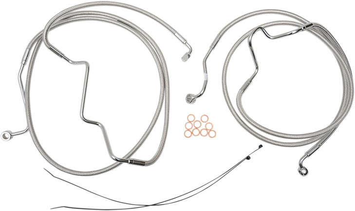 Magnum Shielding Brake Line - Polished Stainless As57016