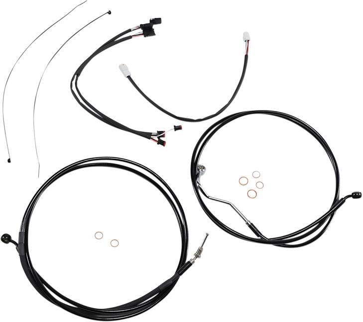 Magnum Shielding Xr Handlebar Installation Kit - Black 486882