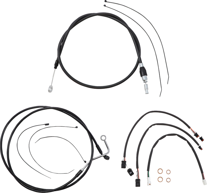Magnum Shielding Xr Handlebar Installation Kit - Black 4861142