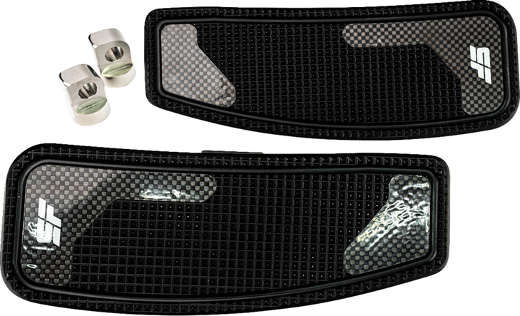 Slyfox Mini Driver Floorboards - Black Anodized - Touring Sf-906-00-1