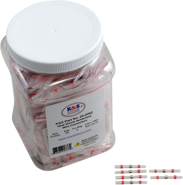 K&S Technologies Solderless Wire Connectors 03-2002