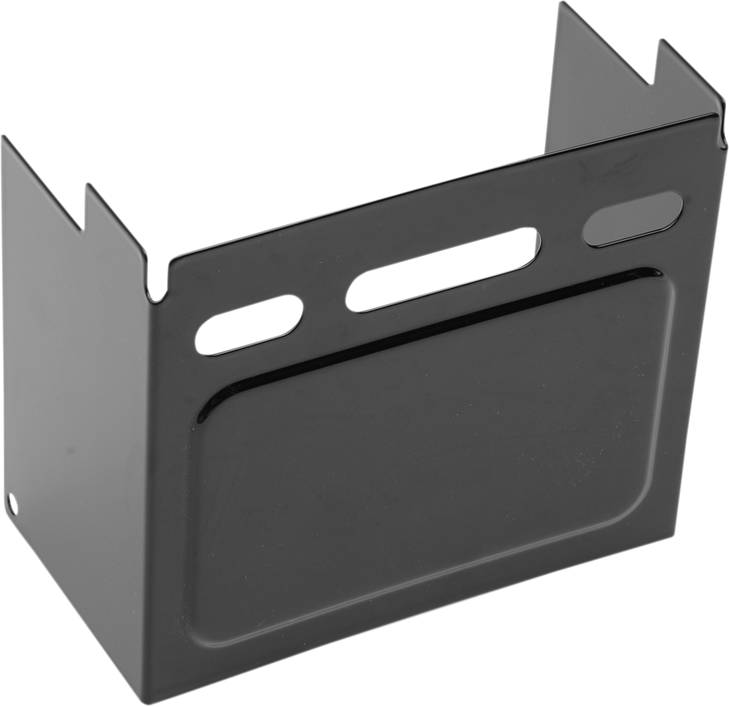 Drag Specialties Battery Cover - Raised - Black
