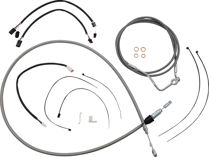 Magnum Shielding Xr Handlebar Installation Kit - Stainless Steel/Chrome 5891142