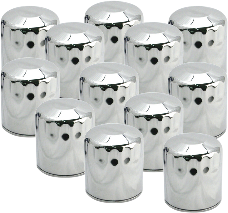S&S Cycle Oil Filters - Chrome - 12-Pack 310-0242