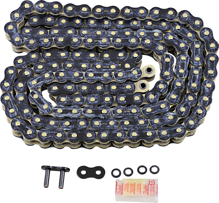Rk 530 Max Z - Drive Chain - 150 Links - Black & Gold 530Maxz-150-Bg