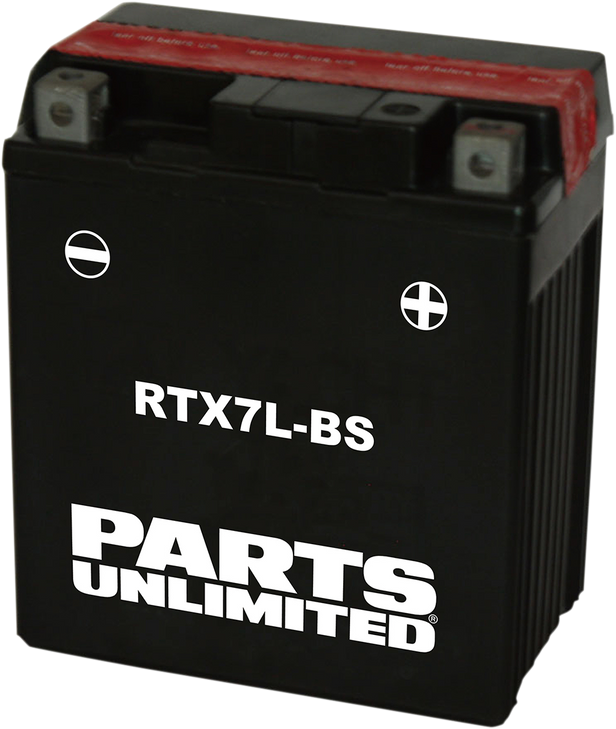 Parts Unlimited Agm Battery - Rtx7L-Bs .33 L