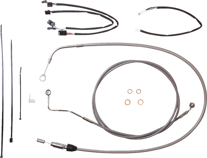 Magnum Shielding Xr Handlebar Installation Kit - Stainless Steel/Chrome 5891171