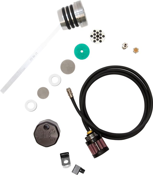 Feuling Oil Pump Corp. Vented Dipstick - Black - Touring 3096