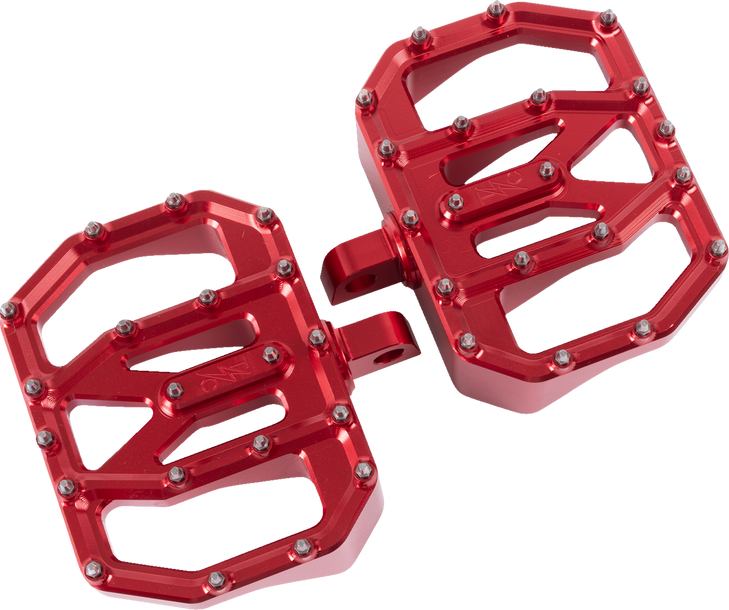 Thrashin Supply Co. Floorboards Aggressor Mini Fxd Fxr Xl Red Tsc-2031-2-D